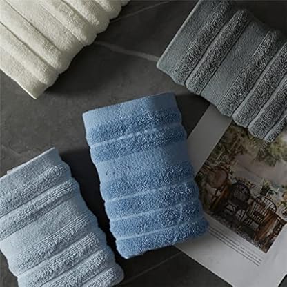 Weiches Badetuch-Set, einfarbige Handtücher, Waschlappen, sehr saugfähige Badetücher, Handtücher für Erwachsene (Farbe: C, Größe (A (A). – Bild 4