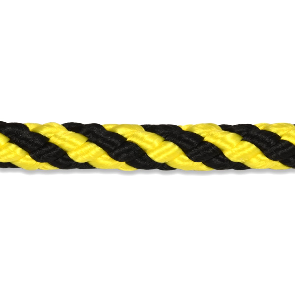 Corderie Italiane, 006024675, Treccia segnaletica giallo/nera 10 mm - 100 mt