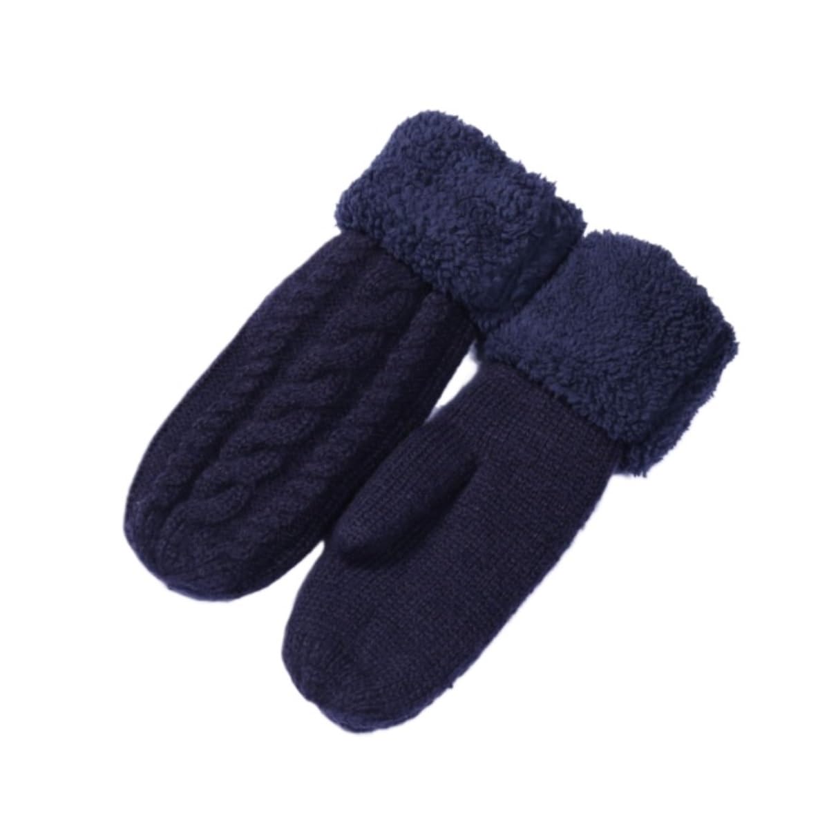 Guantes Térmicos Exterior Manoplas De Invierno For Mujer, Guantes Gruesos Felpa Punto Cómodos Con Forro Cálido Invierno