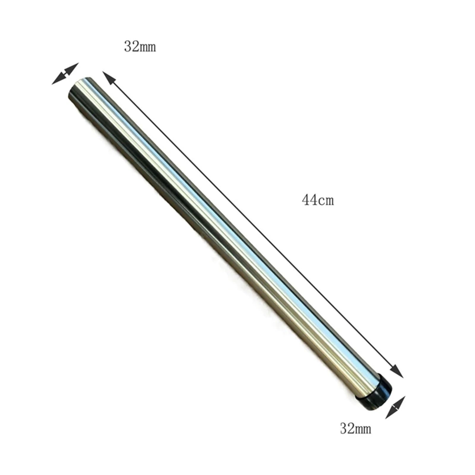 32-mm-Verlängerungsrohr, Kompatibel Mit Nilfisk, VP100 200 Serie, Edelstahl, Metall, Verlängerungsstange, Staubsaugerzubehör