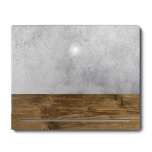 Image of MightySkins Skin Compatible with Alienware X16 R1 (2023) Full Wrap Kit - Concrete Wood | Protective, Durable, and Unique Vinyl Decal wrap Cover | Easy to Apply & Change Styles | Made in The USA
