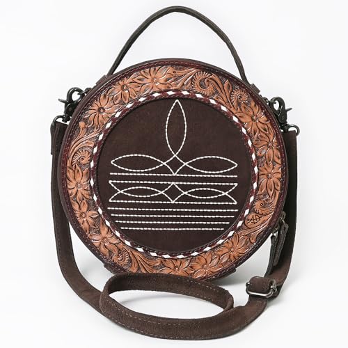 American Darling Canteen Bag Beautifully Suede Leather women Handbag2