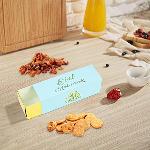 windyday 10 STÜCKE Eid Mubarak Pralinenschachtel,Snack-Zucker-Schokoladen-Tasche | Schokoladen-Geschenkboxen für… – Bild 4