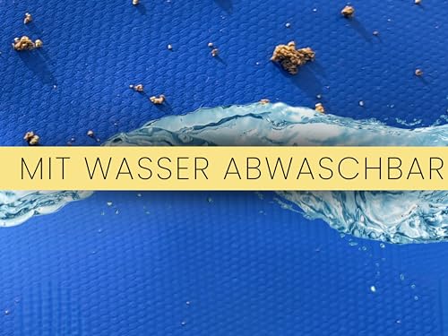 AMF Life Longier-Hilfe für Pferde, blau & gelb, 4 STK., 1,8m lang, Pferdeausbildung, Richtläufer, Bodenarbeitshindernis, Hindernis-Stangen
