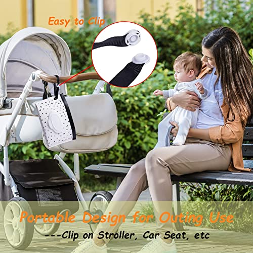 Wipes Dispenser With 2 Portable Wipe Cases, Wipe Holder For Baby & Adult, Seposeve Refillable Wipe Container, Keeps Wipes Fresh, One-Handed Operation. Easy Open/Close Wipes Pouch Case, (Grey) #TOP2