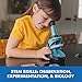 Educational Insights GeoSafari Microscope Science Set – STEM Kits for Kids, 400x Magnification, Scientific Discovery Toys for Classroom or Home Projects, Biology & Chemistry Experiments, Ages 7+