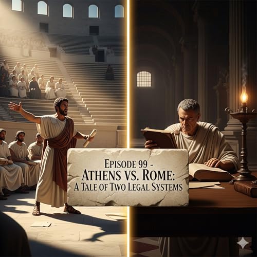 Episode 99 - Athens vs. Rome: A Tale of Two Legal Systems
