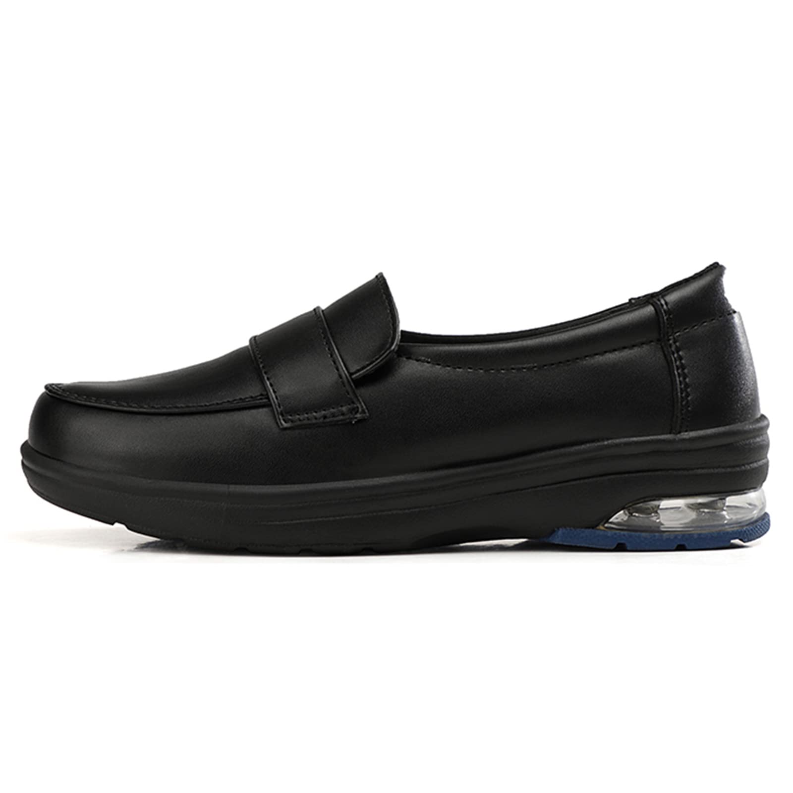 Zapatos De Trabajo Sin Cordones Mujer, Zapatos para Caminar De Enfermería Antideslizantes Cómodos Y Ligeros Mocasines