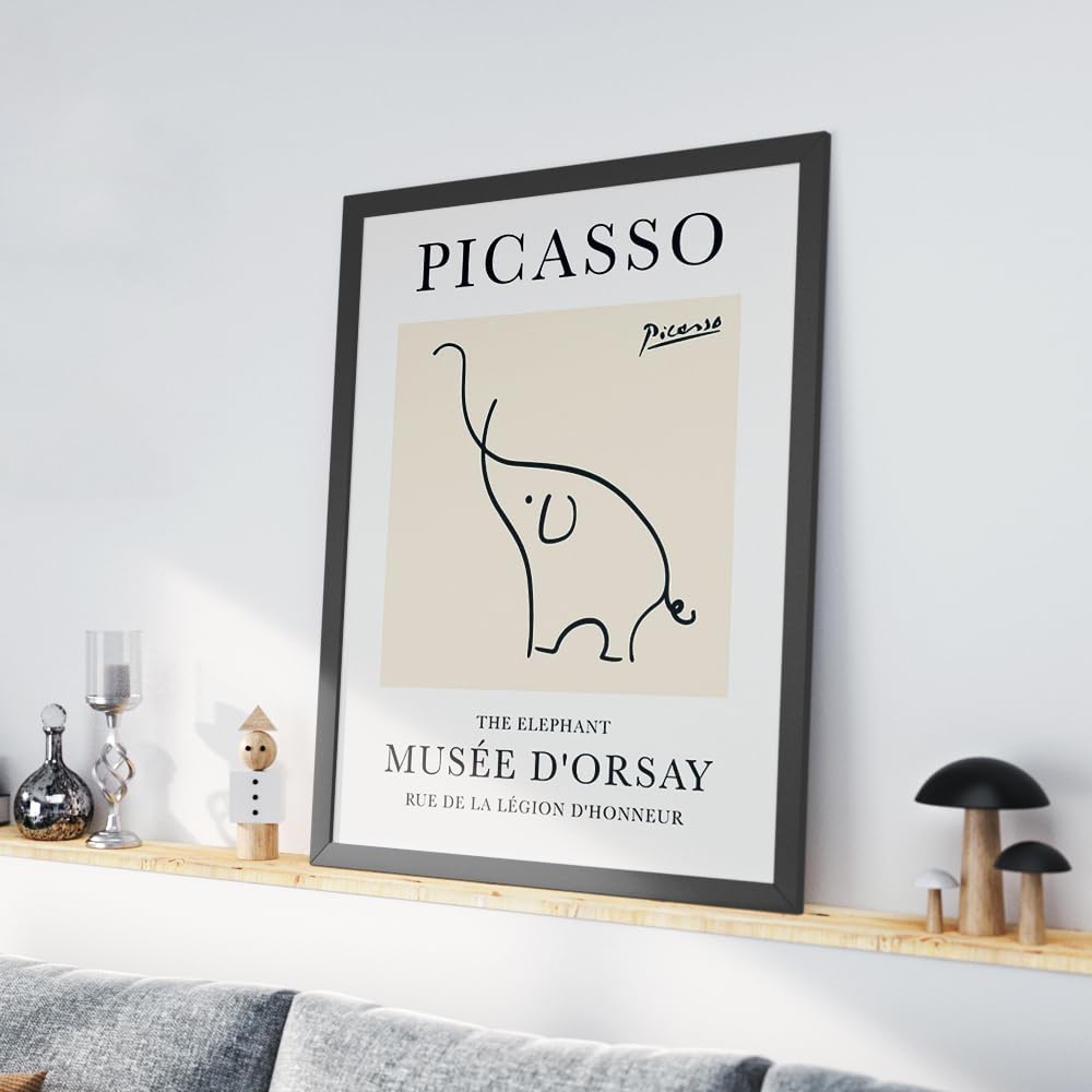 Amazon.co.jp: ヴィンテージ ピカソ 犬 猫 鳥 馬 キャンバス 絵画 抽象