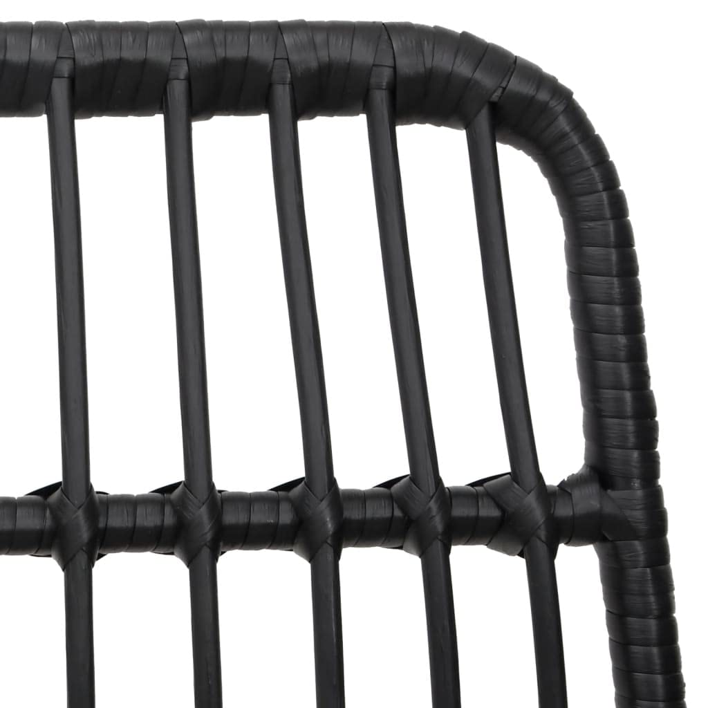 Générique 2 Gartenstühle, Schwarz, 48 x 62 x 84 cm, PE-Rattan