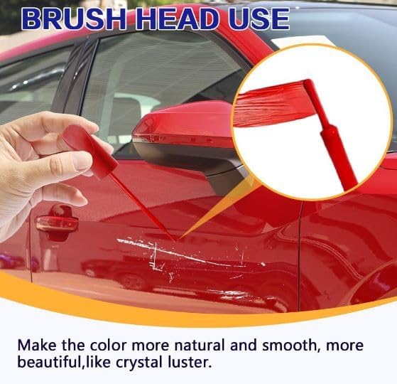 Image of Car Scratch Remover Touch Up Paint Pen Automotive Car Paint Pen 2 In 1 Car Paint Scratch Repair for Deep Scratches Special-Purpose Car Paint (Red)