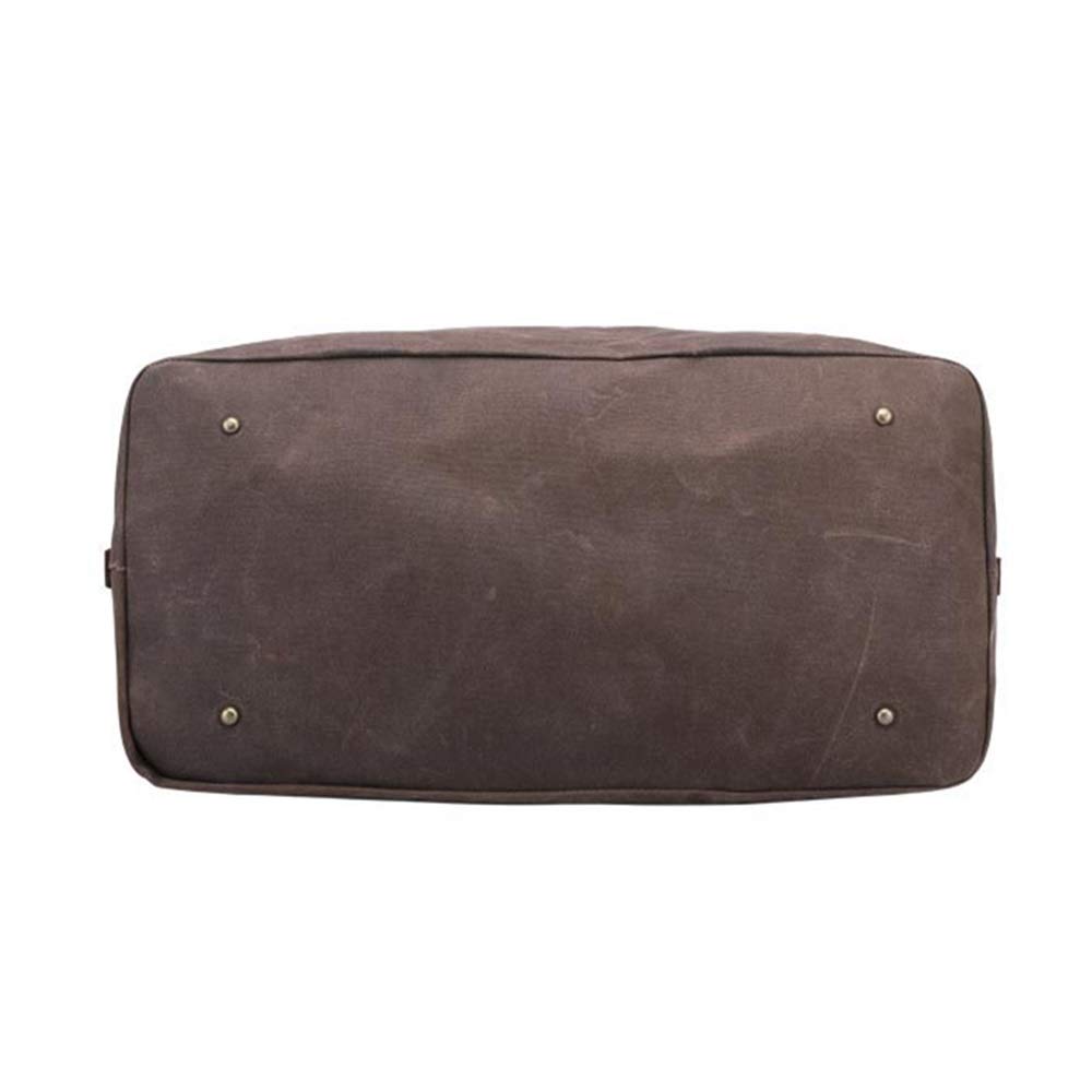 Bolso de Equipaje de Mano para Hombre Bolsa de Viaje Fin Semana Gran tamaño la Moda del Minimalista Hombro Bolso Mano Bolsa Noche Equipaje Gimnasio Sport Unisex para Mujeres Hombres(Coffee)