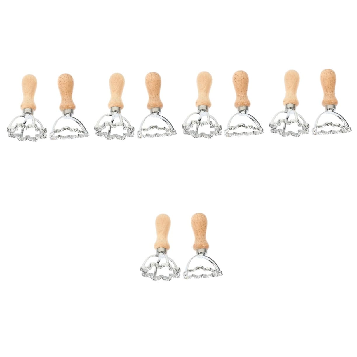 TOPBATHY 10 Stk Knödel Haut Prägeform teigschneider ausstecher für knete Kekshügel Pelmeni-Hersteller backformen formen Knödelschneider für den Haushalt Keksausstecher für den Haushalt Holz