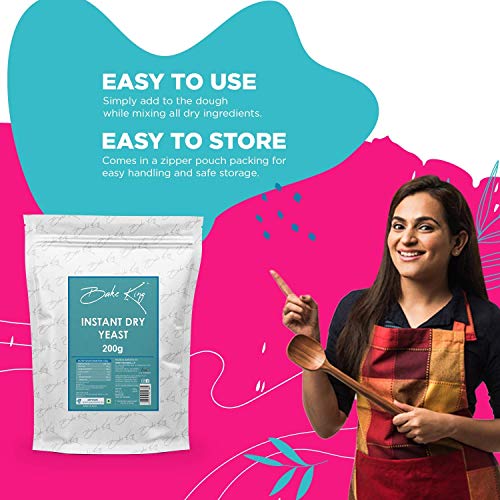 Image of BAKE KING Instant Active Dry Yeast Powder 200gm