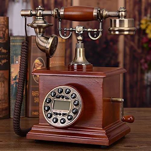 Téléphone rétro pour maison et salon avec écran LCD rétroéclairé