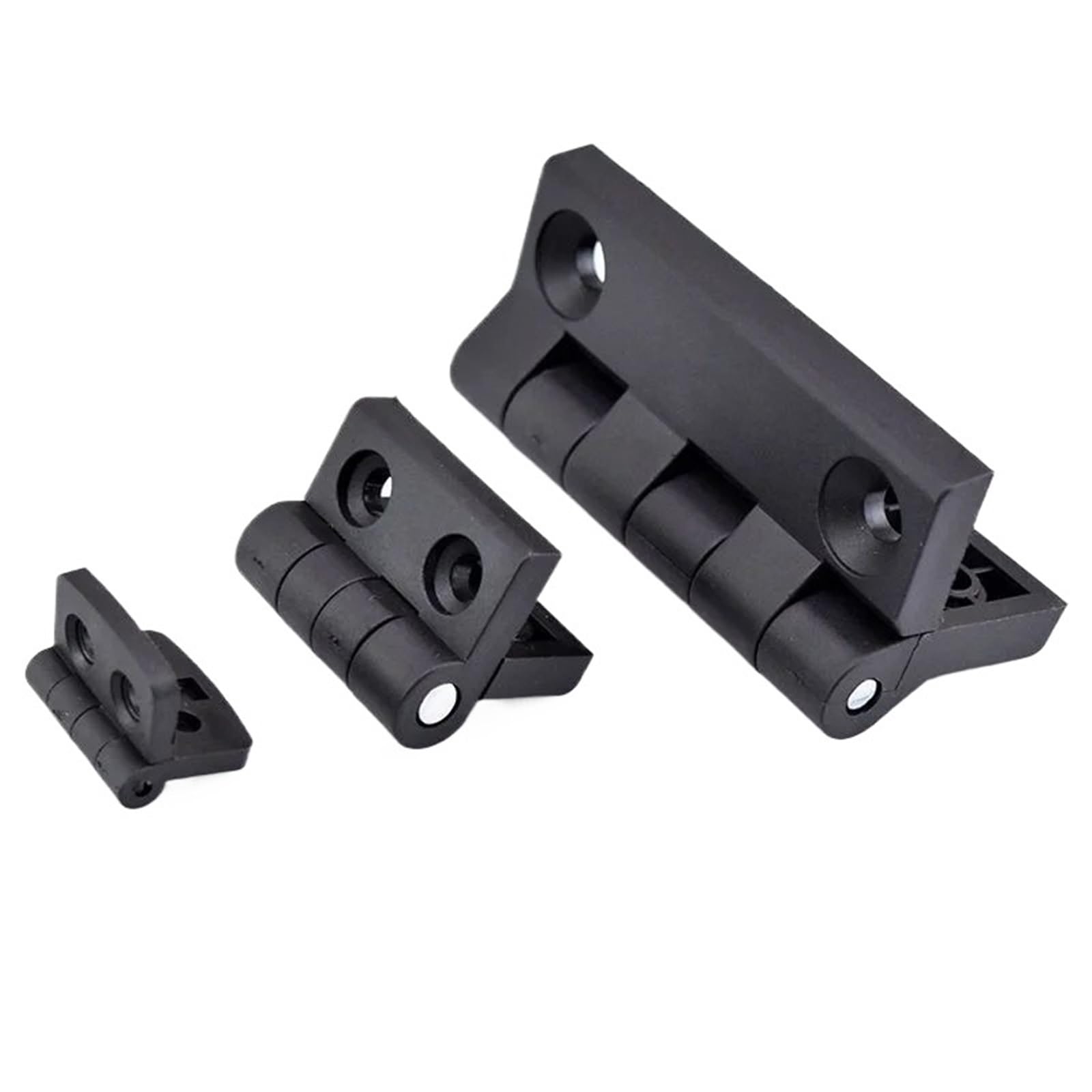 Kdhcvkz One Color 10Pcs Black Color Nylon Plastic Hinge Door Hinges(30X40)