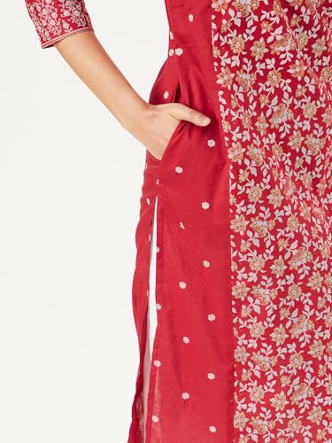 Image of Max Women's Cotton Regular Fit Casual Kurta