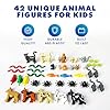 Brick Loot Animal Toy Pet Pack – 42-Piece Miniature Animal Figures Set, Educational Playset for Kids, Includes Assorted Wild and Domestic Animals, Ideal for Learning and Imaginative Play #2