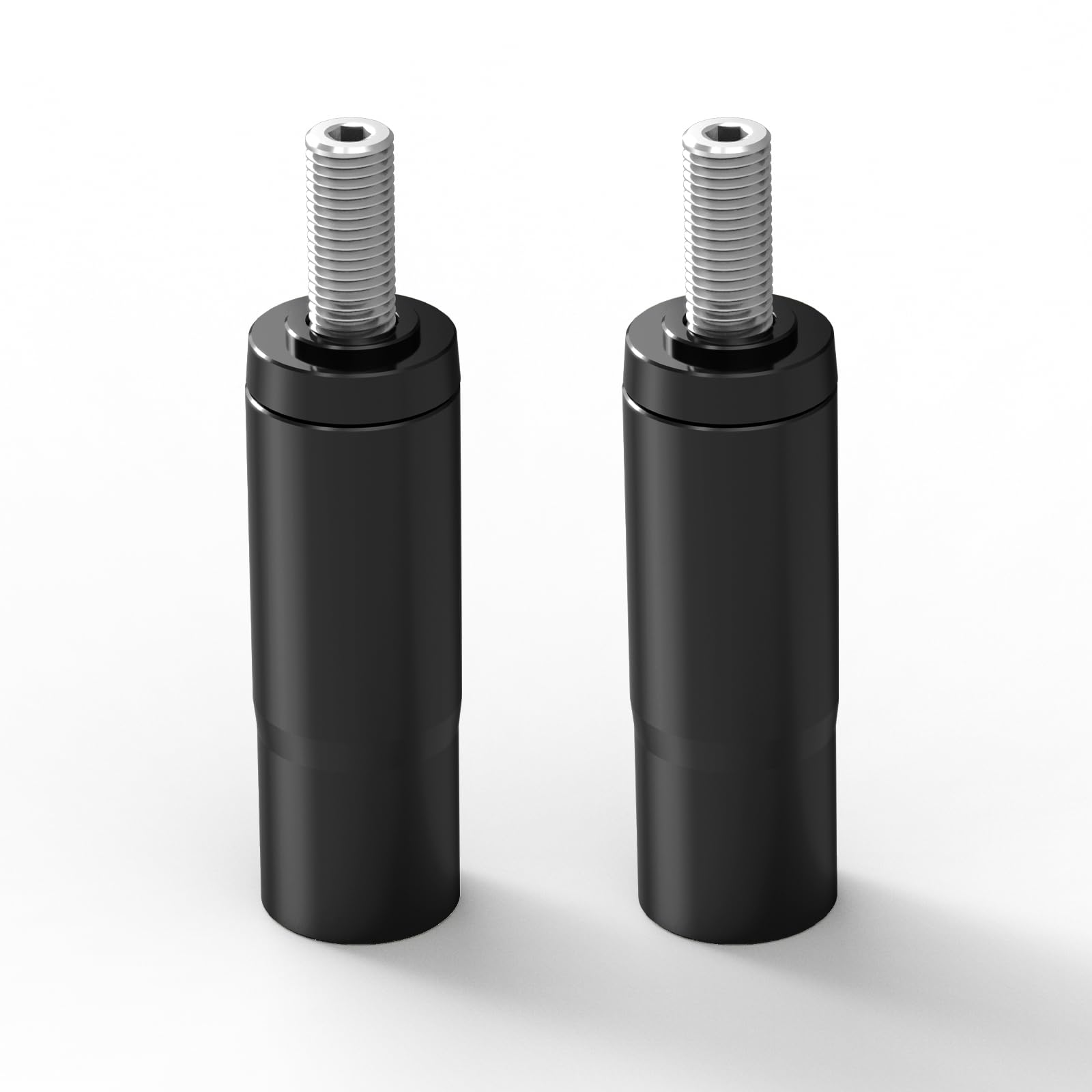 NICECNC Lenkerverlängerungsbeine, Aluminium, Compatible with Harley Softail CVO Deluxe FLSTNSE 2014–2015, Low Rider ST FXLRST 117 2022–2024, Siehe Zubehör, Schwarz