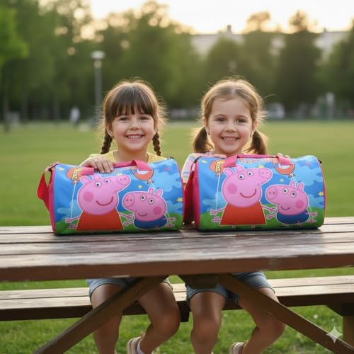 Image of Stylbase Multicolor Polyester Kids Duffle Travel Bag for Travelling Gym, Dance, Swimming, Picnic, Sports, Traveling Bag for Boys & Girls Duffle Bag