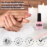 CAKE Non Toxic Nail Polish for Women, Organic, Natural, Healthy, Vegan, Clean, Cruelty Free, Builder Gel Repair, Nail Strengthener and Growth, Set, Long Wearing, Chip Resistant, Quick Dry (Love Shack) - Image 5