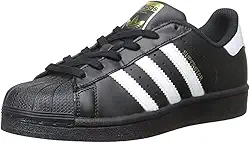 Originals Baby Unisex's Superstar Sneaker, Black/White/Black