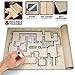 Ergon Games - Parchment 2 ft x 3 ft DND Mat, DND Battle Mat, Battle Grid Game Mat, D&D Map, D&D Mat, Battle Map, D&D Battle Mat, DND Battle Map