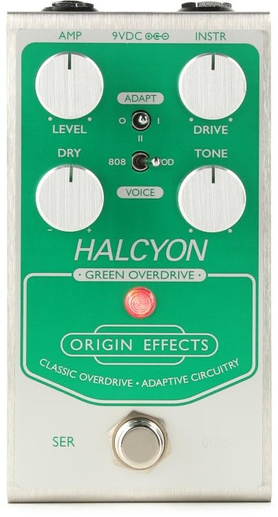 Amazon.com: Origin Effects Halcyon Green Overdrive Pedal : Musical