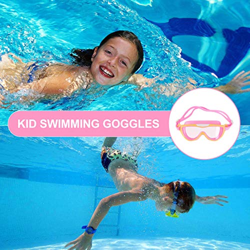 VALICLUD Óculos de natação infantil antiembaçamento óculos de natação transparentes sem vazamento pa