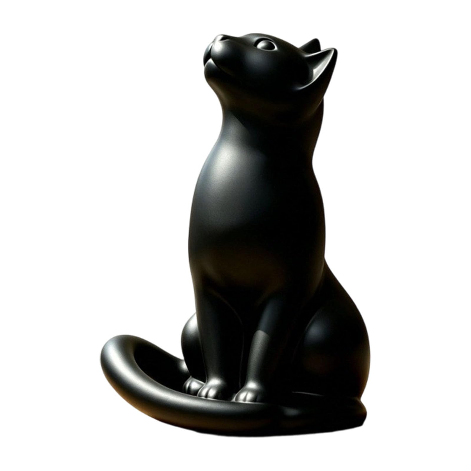 Limtula Lovely Statue Resin Cats Figurines for Home Offices Decors Animal Sculpture Collectibles Ornament Lover Gifts Cats Figurine Resin Statues Outdoor Animal Sculptures Home Decor Sculpture Desk