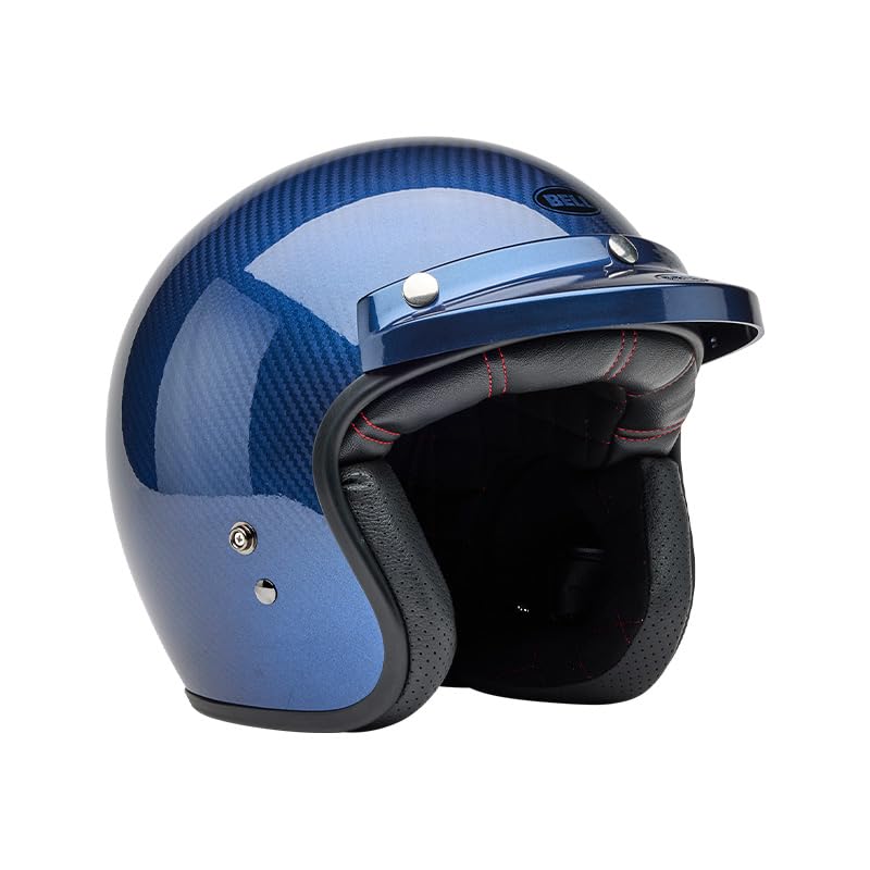 BELL CASCO CUSTOM500 CARBON STEVE MCQUEEN LE MANS METALLIC BLUE S ECE6