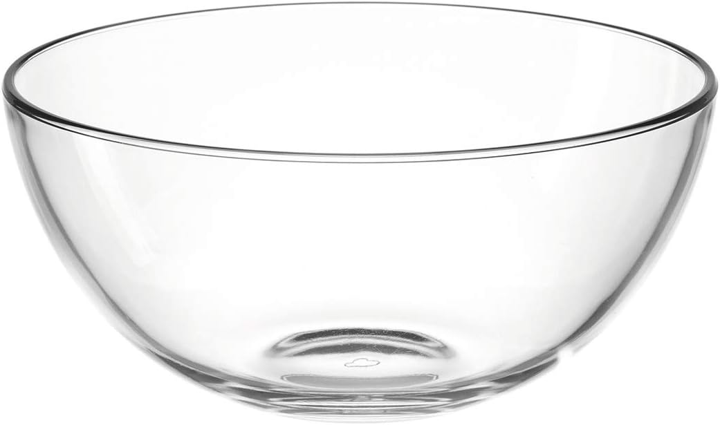 LEONARDO HOME Cucina 066327 Bowl 2.1 L Diameter 21.5 cm Microwave-Safe Clear Glass
