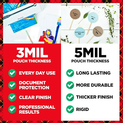 Image of Scotch Thermal Laminating Pouches,Clear,5 mil,Laminate Business Cards,Small Banners,Essays,Office or School Supplies,Fits Letter Size 8.9x11.4 in Paper,(Pack of 600)