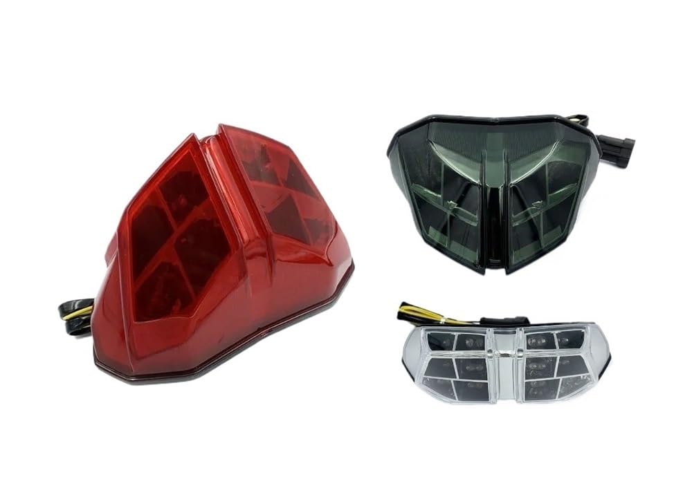 Stop Luce Posteriore Moto per st&reetfi&ghter 848/1100 2012-2014, Luce Freno Posteriore A LED, Indicatore di Direzione, Lampada Integrata, Accessori per Moto