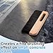 Singhoow 2 Pcs Concrete Brush Horsehair Bristles, 12 Inch Length Masonry Brush Wood Backed Concrete Broom, Black Horsehair Fibers