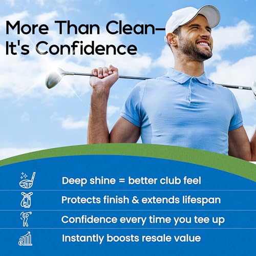Club Doctor Golf Club Polish, Made in USA for Golfers, Restores, Shines, Polishes - Works on Drivers, Irons, Putters, Woods - Thumbnail 5