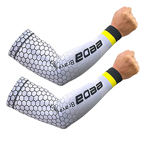 Putron Manicotti Braccia, Manicotti di protezione UV, Manicotti Braccio UV per Donna Uomo, per Running, Pallavolo,...