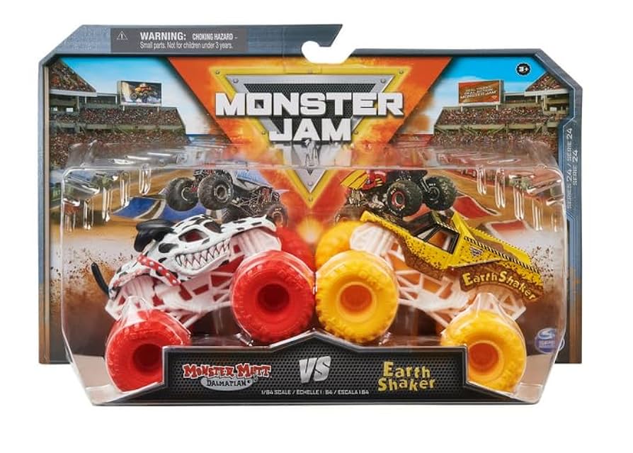 Amazon.com: Monster Jam Monster Mutt Dalmatian vs Earth