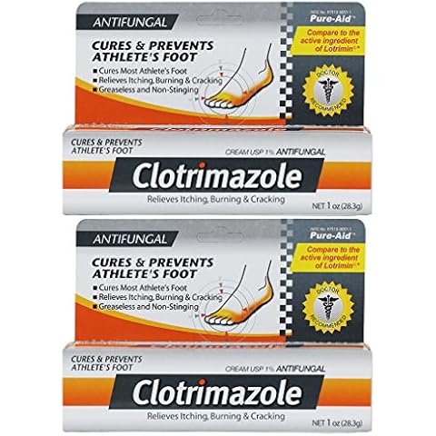 Pure-Aid Clotrimazole Cream-1oz (2pk) Cover