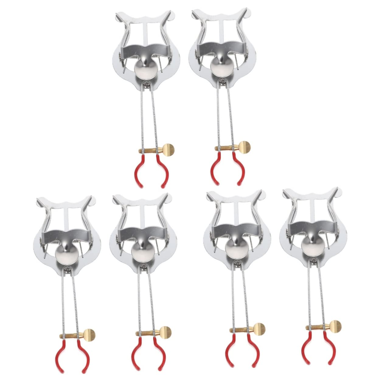 SUPVOX 3sets Clarinet Music Score Clip Trumpet Marching Lyre Holder Lightweight Music Holder Clip for Clarinet 2pcs*3