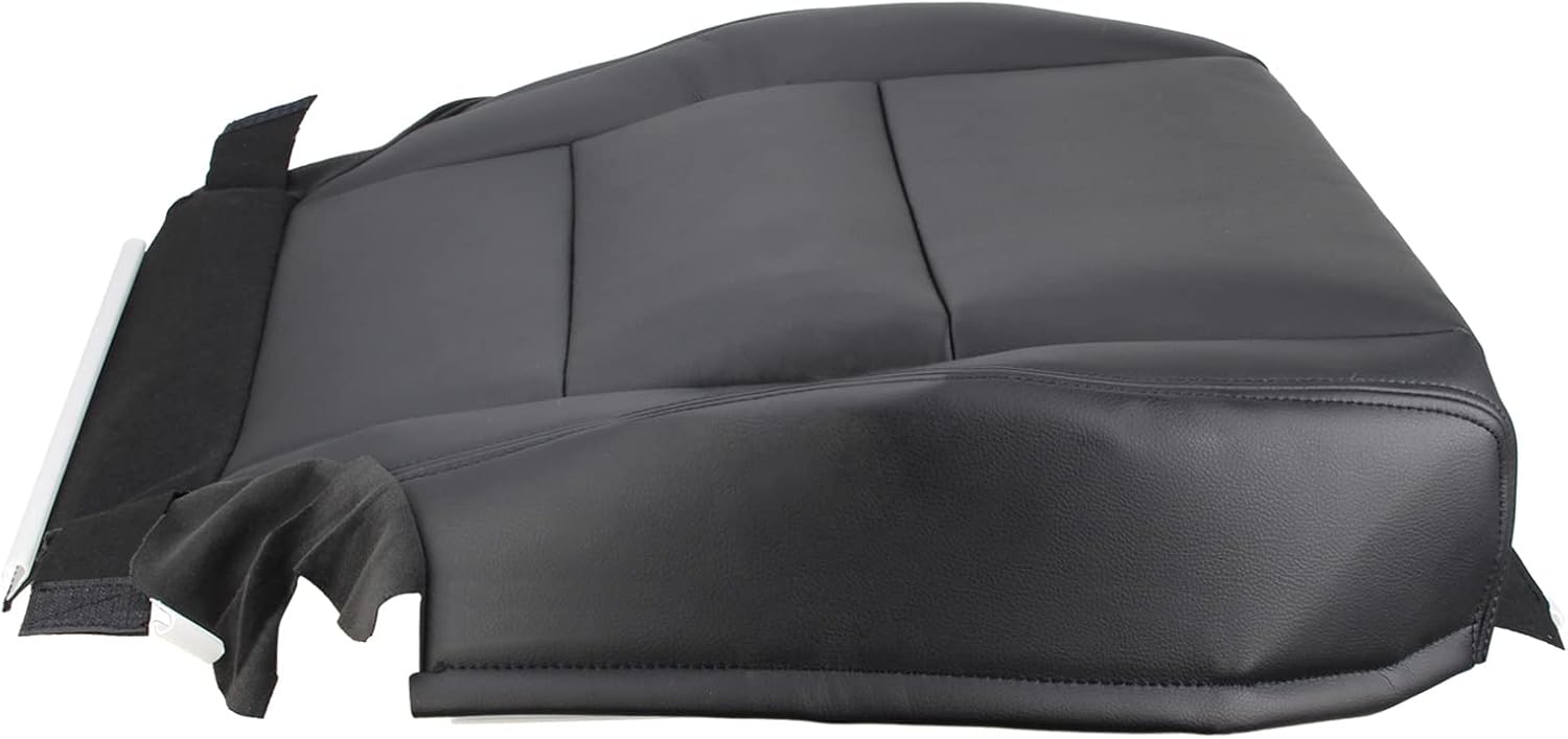 AUTOKAY Black Driver Bottom Leather Seat Cover Fits for Honda Accord 2008 2009 2010 2011 2012