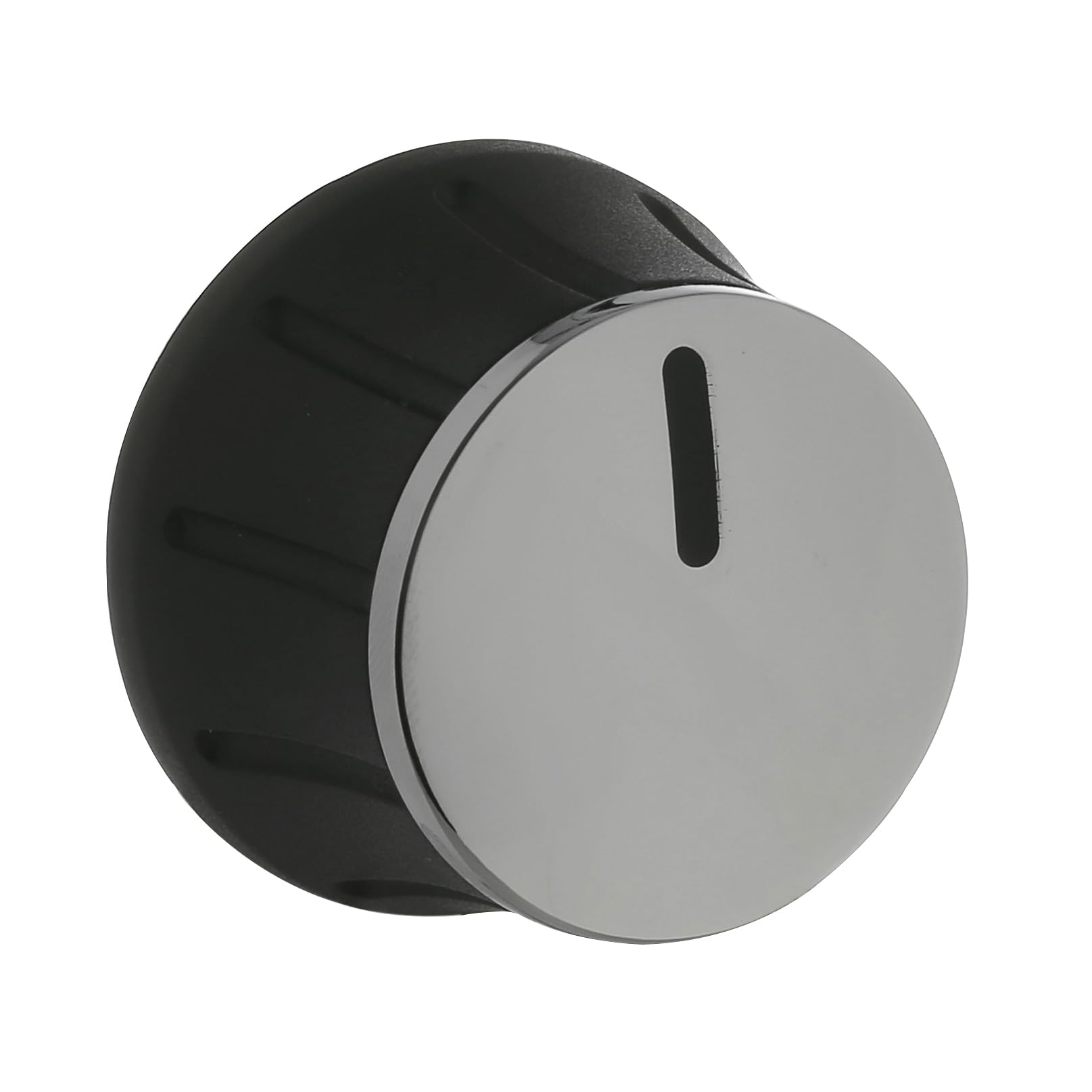 Masterpart Black/Silver Gas Hob Control Knob & Rotary Switch Dial To Fit Belling Hobs