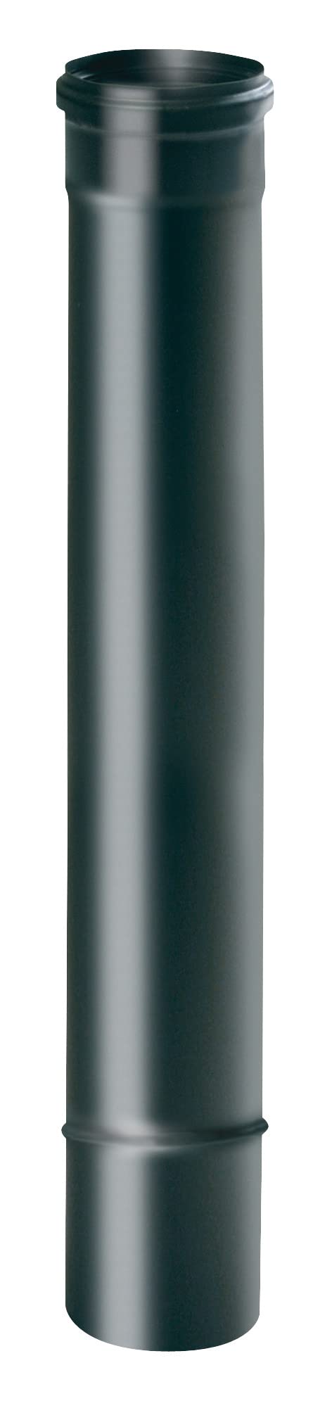 Canna Fumaria Kit Tubi Stufa a Pellet DN 80, Canale da Fumo con Elementi Componibili Rigidi in Acciaio al Ferritico, Nero Opaco, Spessore Minimo 8/10mm, Conforme Standard Marcatura CE | Brico Kit