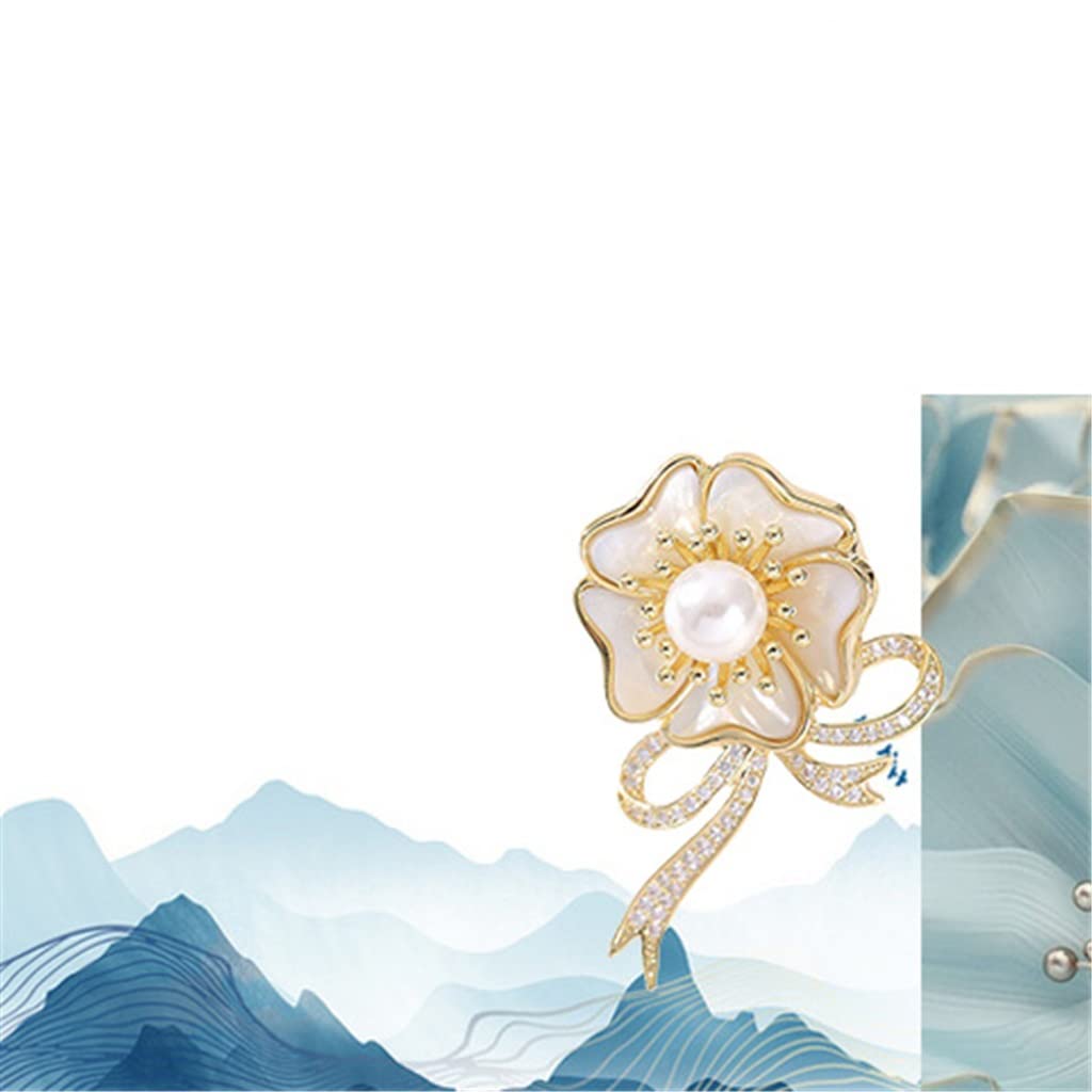Blumenbrosche für Damen, Anstecknadel, Anti-Beleuchtung, Anstecknadel, Anzug, Kleid, Mantel, Mantel-Accessoires