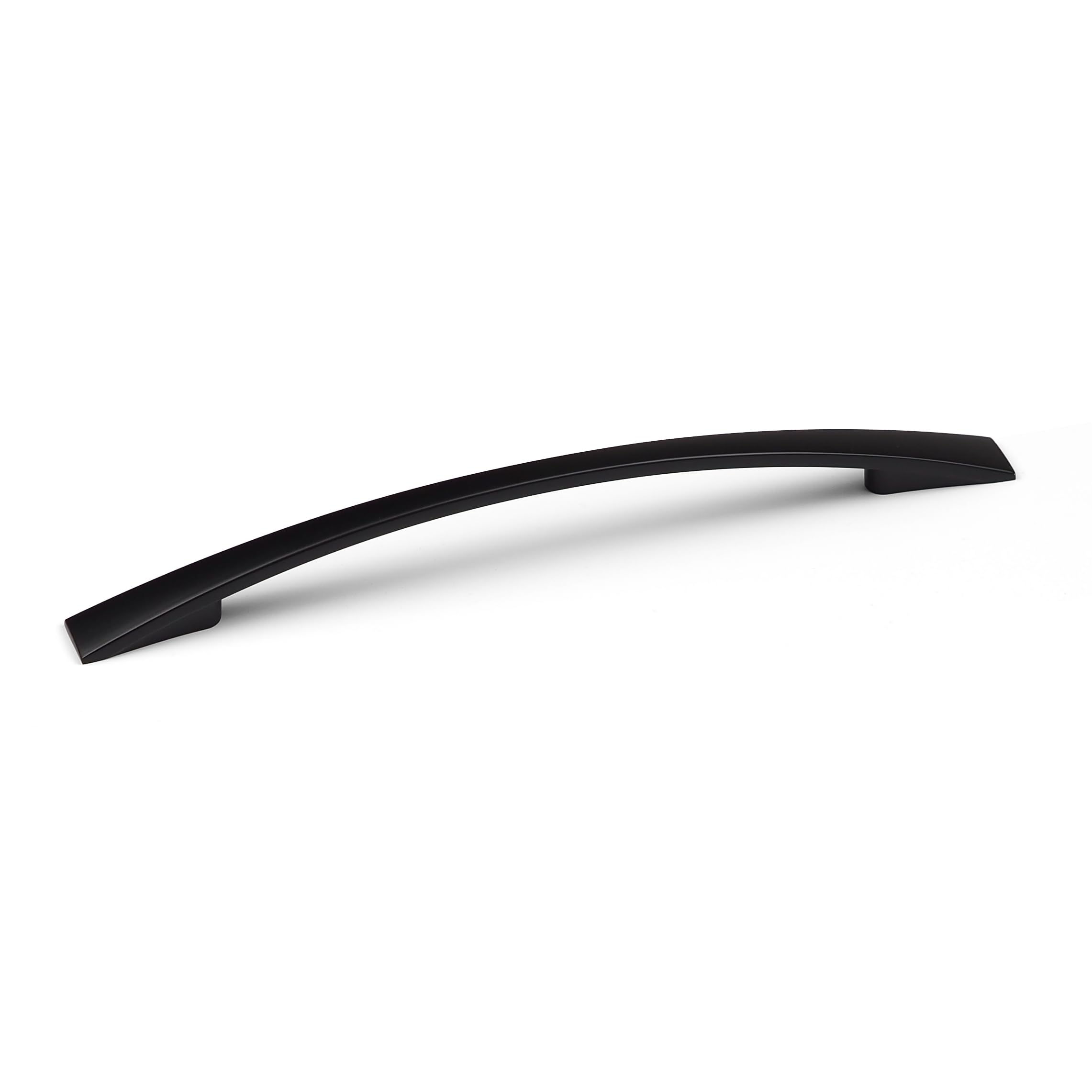 160mm Matt Black Cabinet Handle Slim Bow Cupboard Door Drawer Pull Dark Matte Wardrobe Furniture Replacement Upcycle from B&Q