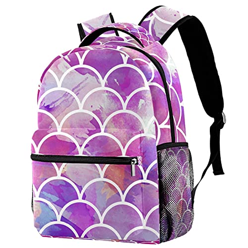 Mochila escolar de cola de sirena con gran capacidad y resistencia para la universidad