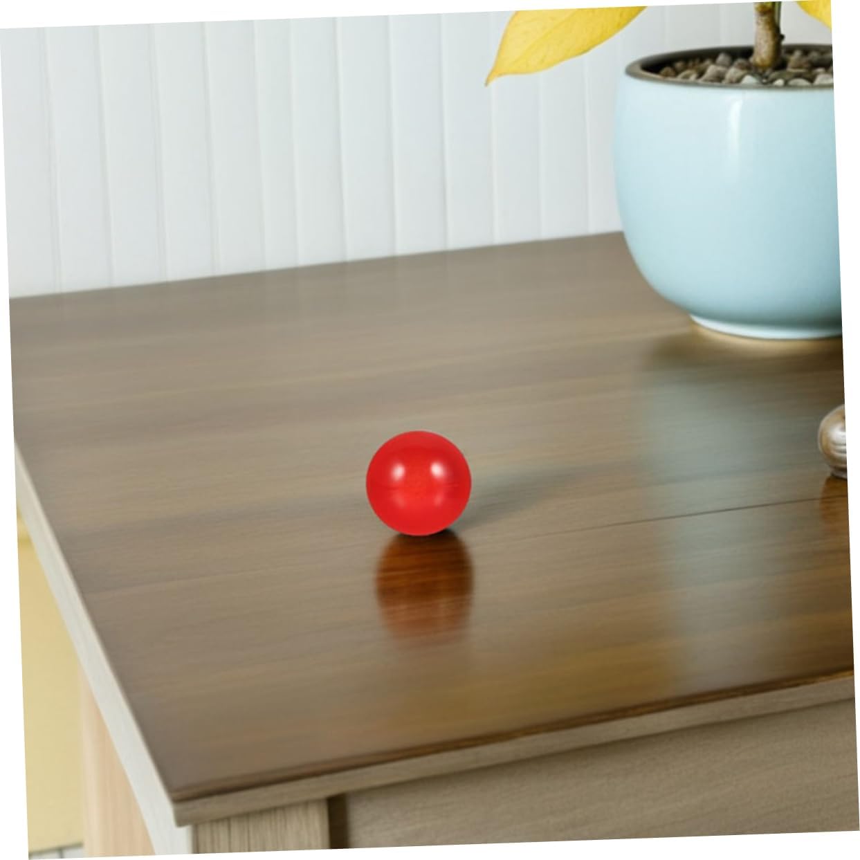Zerodeko 3pcs Decorative Glass Spheres Artistic Glass Balls for Home Decor Stylish Table Centerpieces Eye Catching Ornaments for Live Streaming and Photography