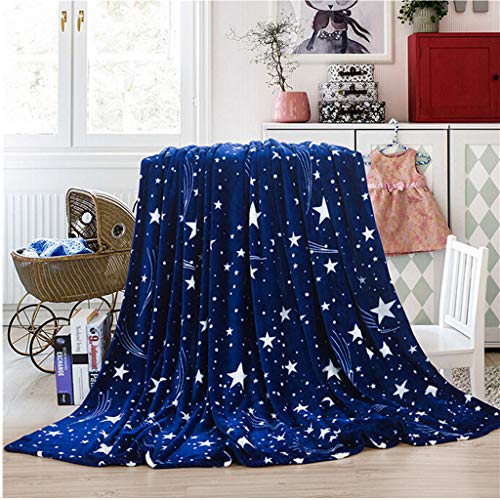 Lataw Super Soft Warm Blanket, Solid Micro Plush Fleece Blanket Throw Rug Sofa