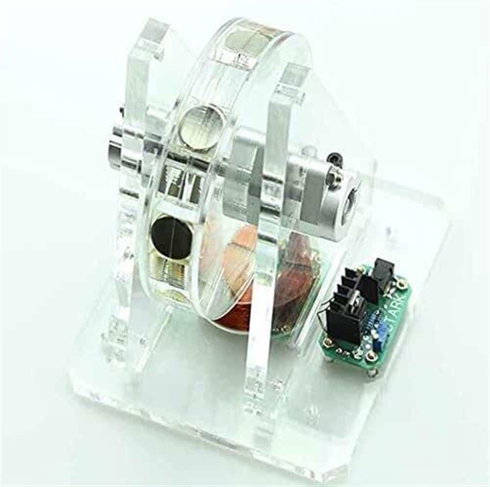Physikalisches Wissenschaftsexperiment, bürstenloses 24-V-Motormodell – DIY-Lernmodell, Experimentierinstrument für physikalische Stromkreise, Hochgeschwindigkeitslager, transparen