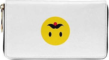 Amazon | カラフル ニコちゃんマーク (1) メンズ 革財布 携帯電話 小銭 Amazon | カラフル ニコちゃんマーク (1) メンズ 革財布 携帯電話 小銭